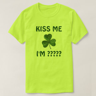 T-shirt Le jour de St Patrick personnalisable