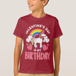 T-shirt Le jour de Valentines est mon anniversaire
