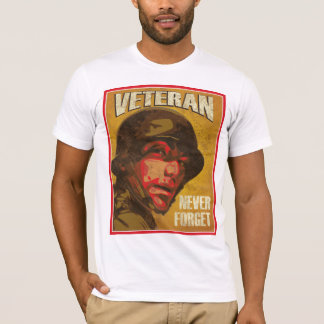 T-shirt Le jour de vétéran - vétéran - n'oublient jamais