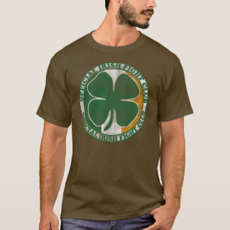 T-shirt Le jour d'Irlandais de combat de St Patrick