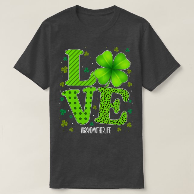 T-shirt Le Jour du Grand-mère Vert (Design devant)