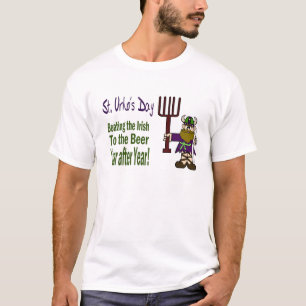 T-shirt Le jour d'Urho de saint - battre les Irlandais