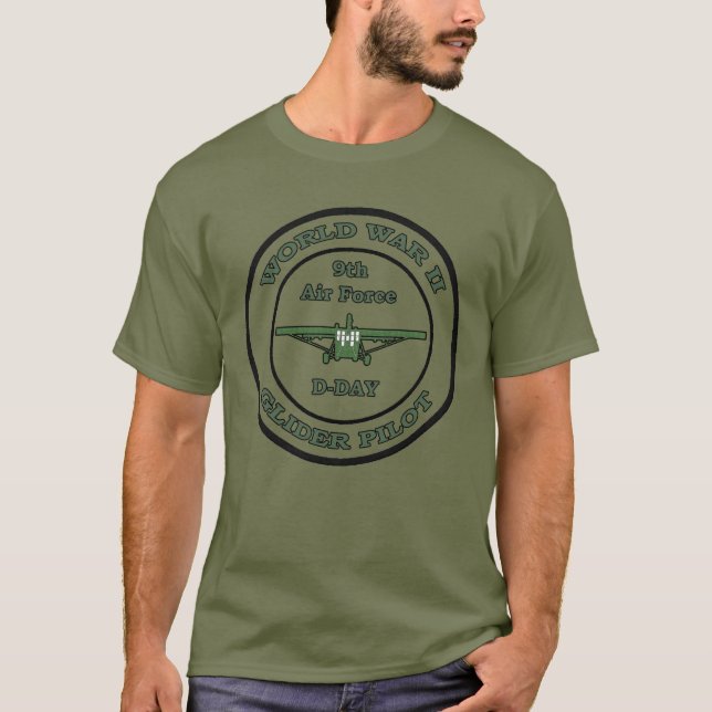 T-shirt Le jour J de pilote de planeur de 2ÈME GUERRE (Devant)