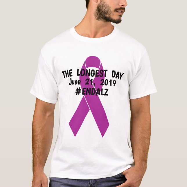 T-shirt Le Jour le plus long #endheimer 21 juin (Devant)
