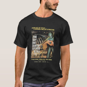 T-shirt Le jour où la Terre est restée - vieille affiche 1