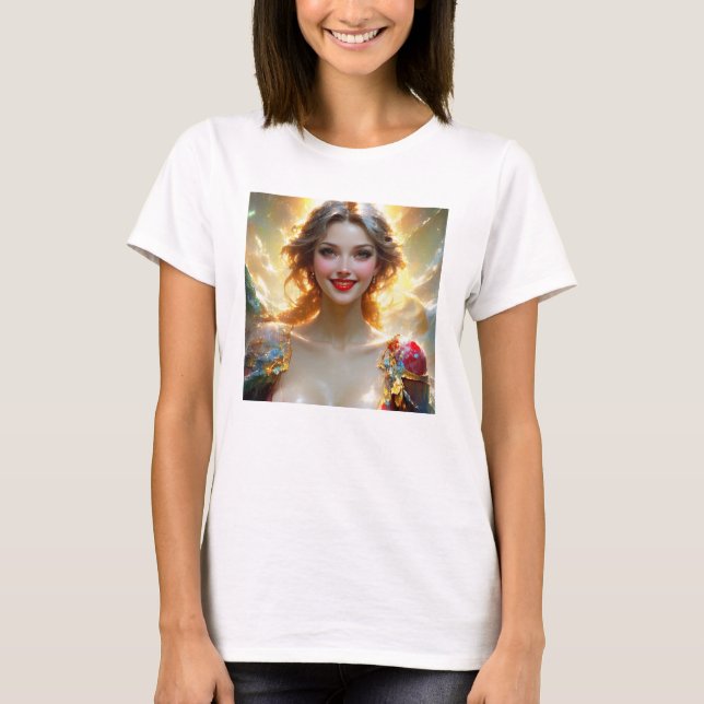 T-shirt —Le jour où le soleil sourit. (Devant)