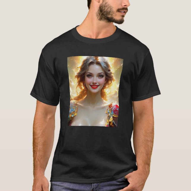 T-shirt —Le jour où le soleil sourit. (Devant)