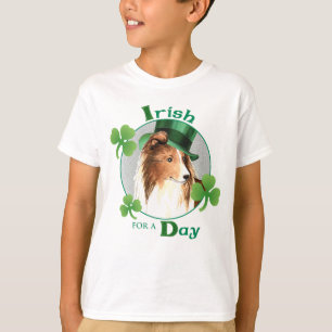 T-shirt Le jour Sheltie de St Patrick