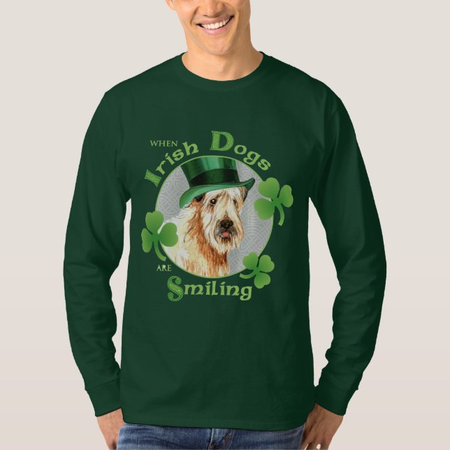 T-shirt Le jour Terrier blond comme les blés de St Patrick (Devant)