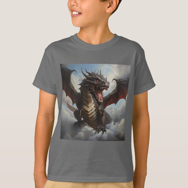 T-shirt le joyeux dragon (Devant)