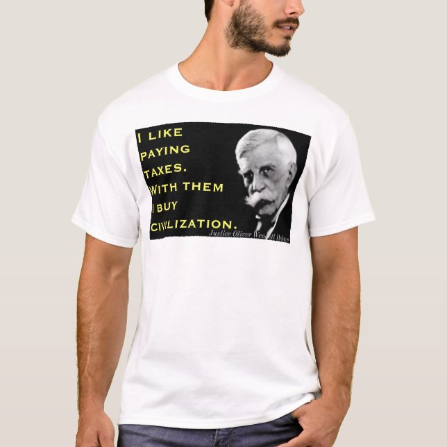 T-shirt Le juge Holmes a dit : (Devant)