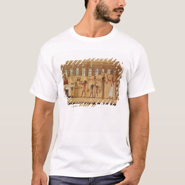 T-shirt Le jugement d'Osiris, détail (Devant)