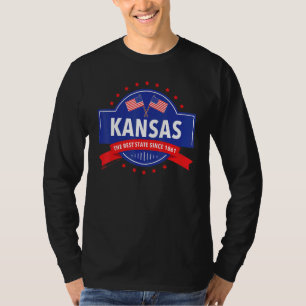 T-shirt Le Kansas Le Meilleur Etat Depuis 1819 4 juillet 1