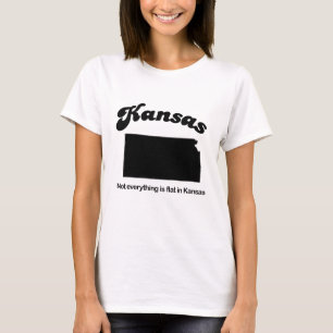 T-shirt Le Kansas - pas tout est plat