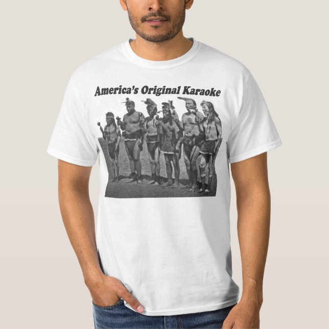 T-shirt Le karaoke original de l'Amérique (Devant)