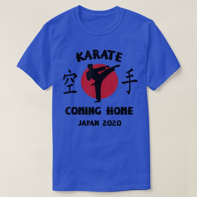 T-shirt Le karaté à la maison Japon (Design devant)