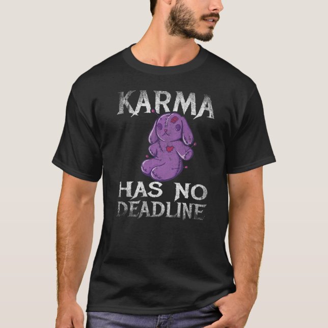 T-shirt Le Karma n'a pas de date limite de solde (Devant)