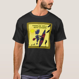T-shirt Le kayak barbote bien avec d'autres II