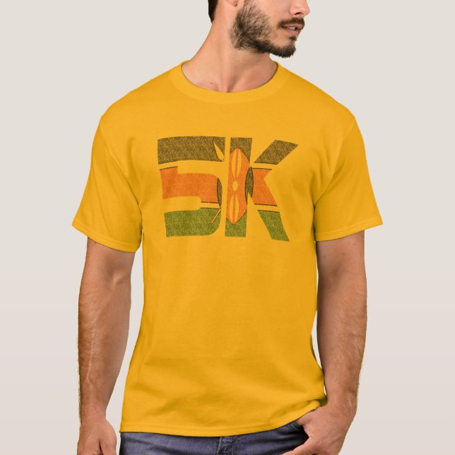 T-shirt Le Kenya 5K (Devant)