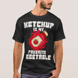 T-shirt Le Ketchup Est Mon Légume Préféré