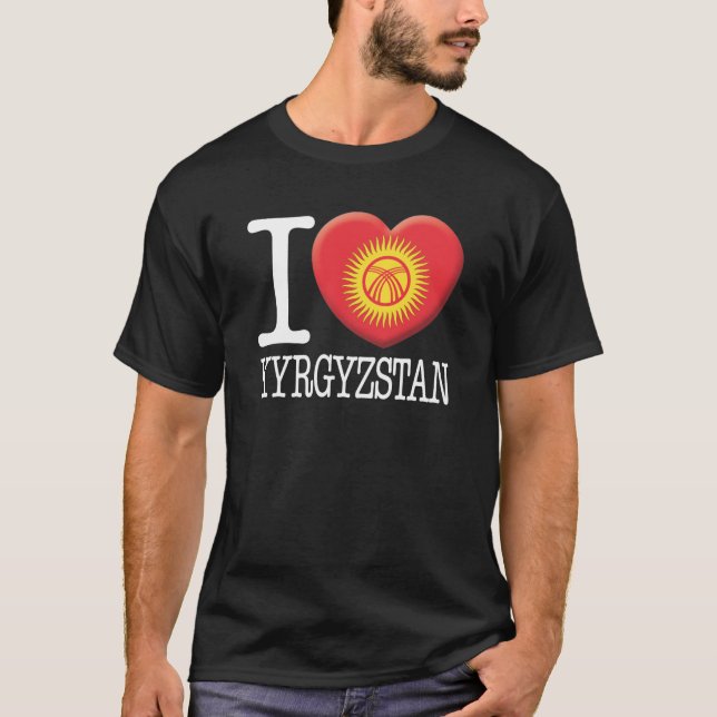 T-shirt Le Kirghizistan 2 (Devant)