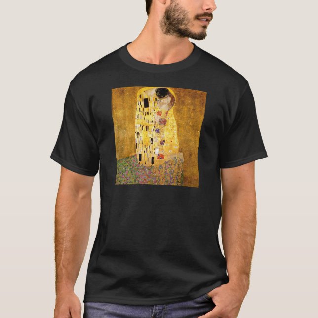 T-shirt Le Kiss Gustav Klimt (Devant)