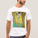 T-shirt Le Kiss, Gustav Klimt<br><div class="desc">Gustav Klimt (14 juillet 1862 - 6 février 1918) était un peintre symboliste autrichien et l'un des membres les plus importants du mouvement de sécession de Vienne. Klimt est réputé pour ses peintures, ses peintures murales, ses croquis et autres objets d'art. En plus de ses oeuvres figuratives, qui comprennent des...</div>