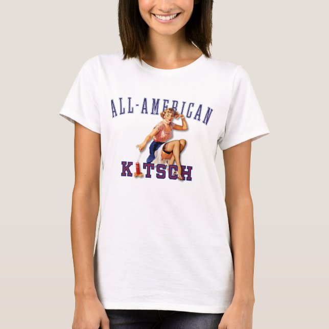 T-shirt Le kitsch Bitsch : Kitsch cent pour cent américain (Devant)
