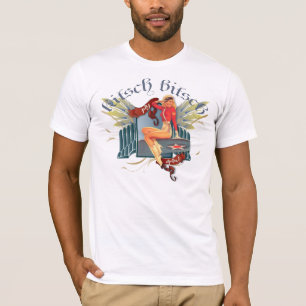T-shirt Le kitsch Bitsch : Pin- de tatouage de fille de