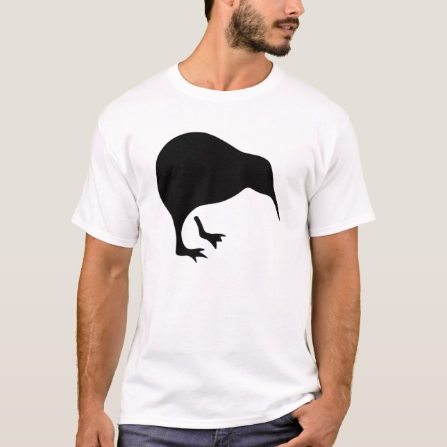 T-shirt Le kiwi tous les noirs et tous les blancs Nouvelle (Devant)