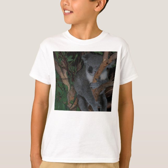 T-shirt Le koala badine la chemise (Devant)
