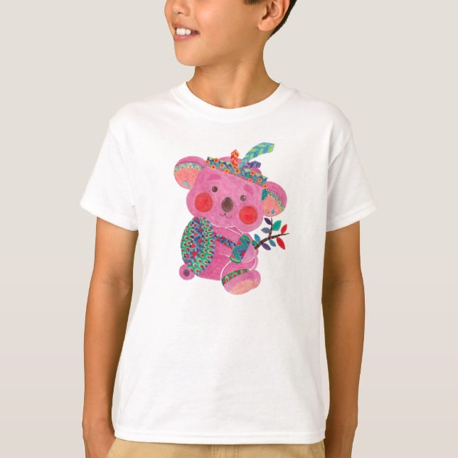 T-shirt Le koala rose (Devant)