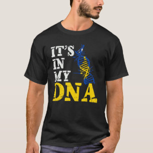 T-shirt Le Kosovo est dans mon Dna Kosovar Drapeau kosovar