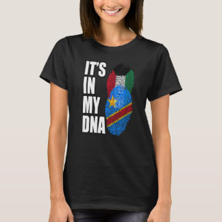 T-shirt Le Koweït Et Le Congo Démocratique Mélangent Le Pa