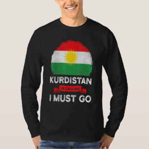 T-shirt Le Kurdistan appelle, je dois y aller, héritage ku
