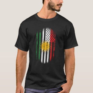 T-shirt Le Kurdistan kurde de drapeau   américain et la
