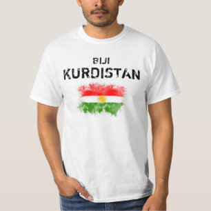 T-shirt Le Kurdistan tee-shirt with « Biji Kurdistan "