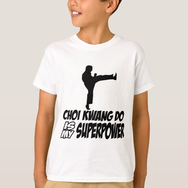 T-shirt Le kwang de Choi font des conceptions d'arts (Devant)