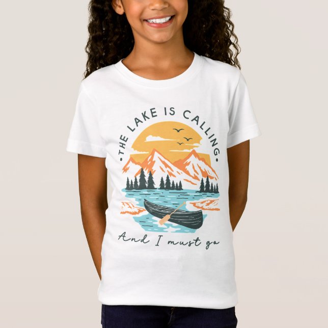 T-Shirt Le Lac Appelle Et Je Dois Y Aller (Devant)