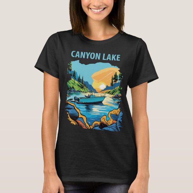 T-shirt Le lac Canyon (Devant)