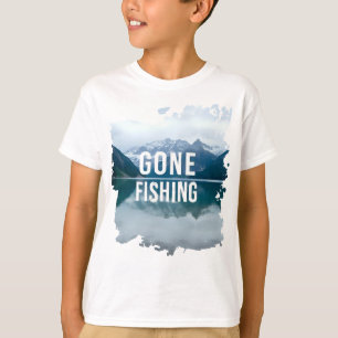 T-shirt Le lac de montagne de neige Pêche à la traîne