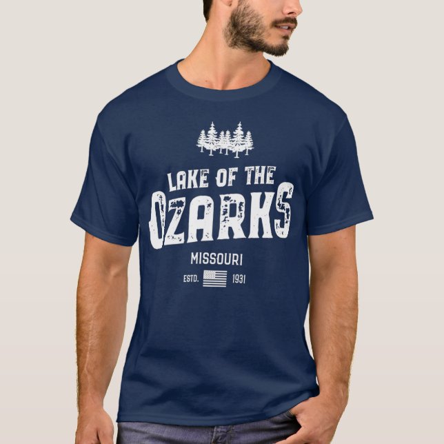 T-shirt Le lac des Ozarks Missouri Cadeau (Devant)