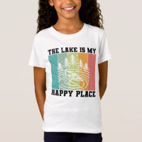 Le lac est mon Happy Place Distressed Lac Vintage