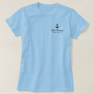T-shirt Le lac est mon nom de lac personnalisé Happy Plac