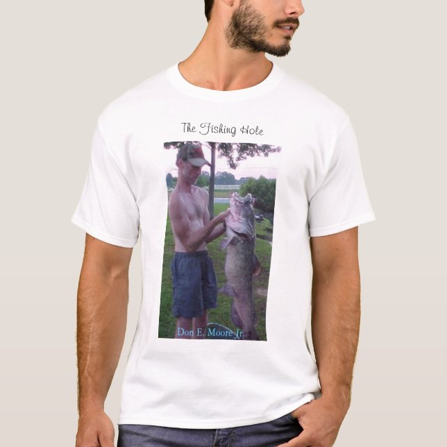 T-shirt Le lac pay de trou de pêche (Devant)