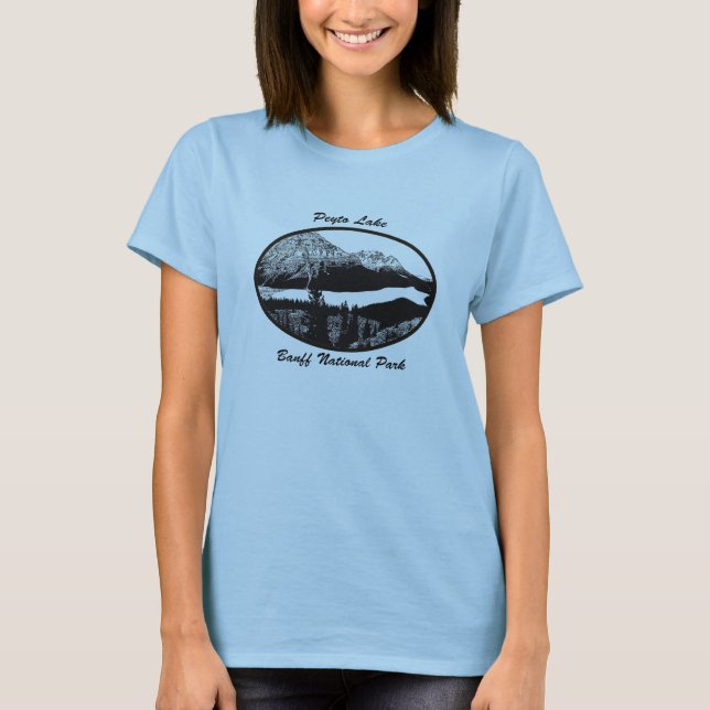 T-shirt Le lac Peyto (Devant)