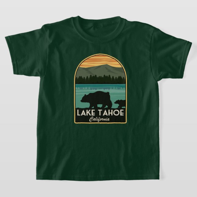 T-shirt Le lac Tahoe en Californie (Poser)