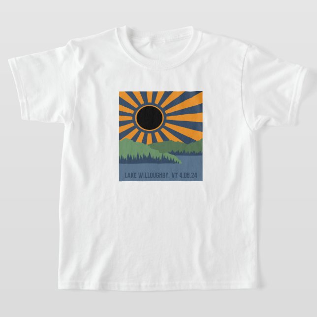 T-shirt Le lac Willoughby Eclipse (Poser)