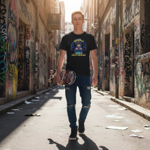 T-shirt Le Lags Est Mon Ennemi Juré Drôle Gamer