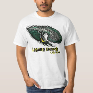 T-shirt Le Laguna Beach la Californie ondule la pièce en